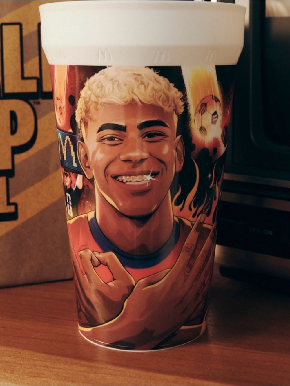 McDonald's FIFA 20 oz Drinking Cup Lamine Yamal